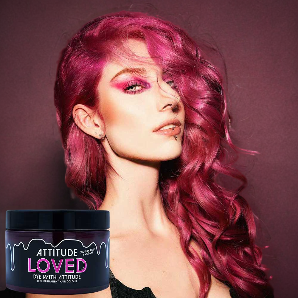 Attitude Hair Dye - Loved Semi permanente haarverf - Roze